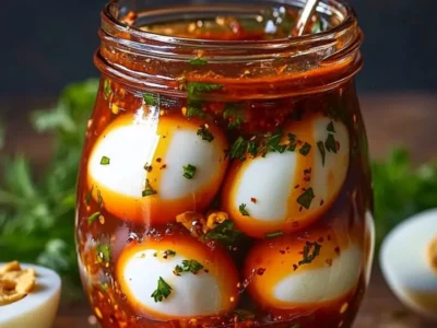 Bloody Mary Pickled Eggs