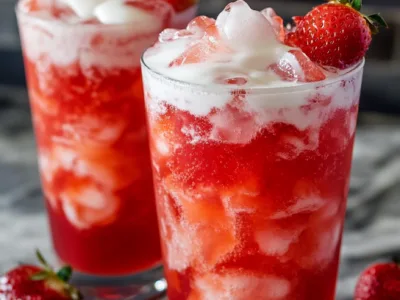 Dirty Strawberry Soda