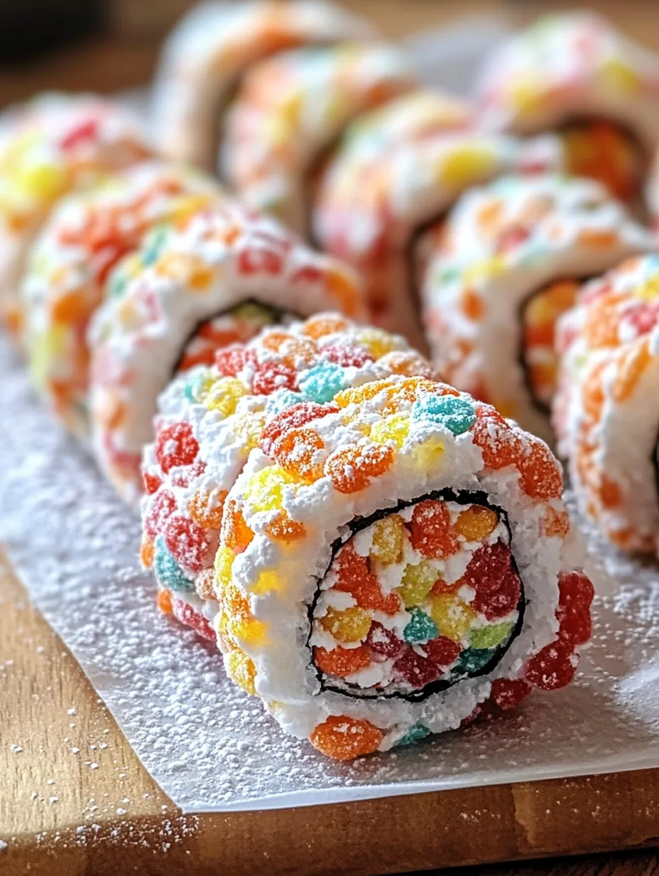 Fruity Pebbles Sushi