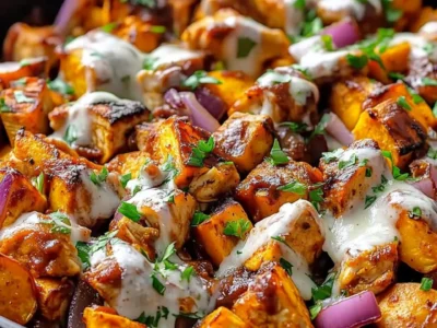 BBQ Chicken Sweet Potato Skillet