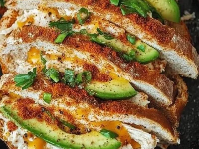 Chicken Avocado Melt Sandwich
