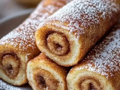 Cinnamon Roll French Toast Roll-Ups