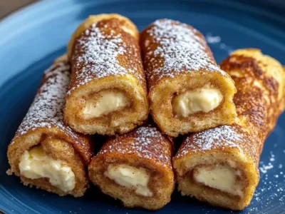 Cinnamon Sugar French Toast Roll-Ups