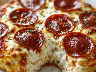 Cottage Cheese Pizza Bake