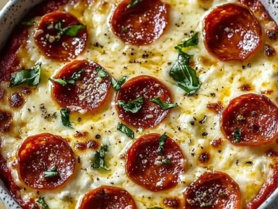 Cottage Cheese Pizza Bowl