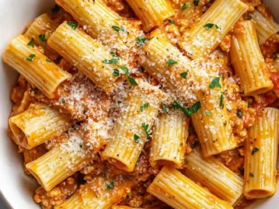 Cottage Cheese Rigatoni
