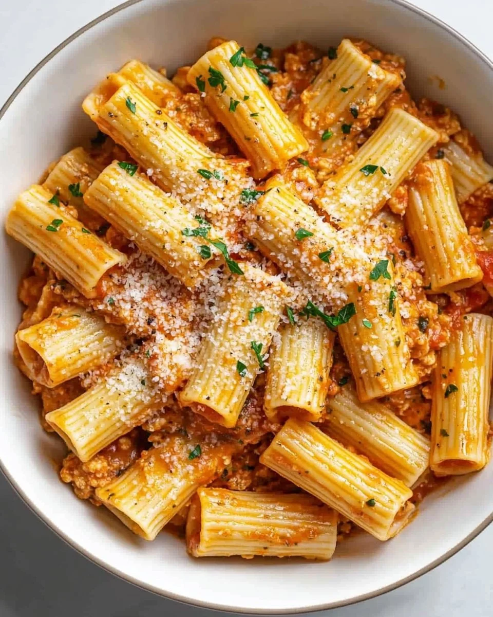 Cottage Cheese Rigatoni