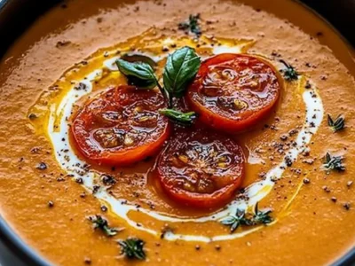 Creamy Roasted Garlic Tomato Soup