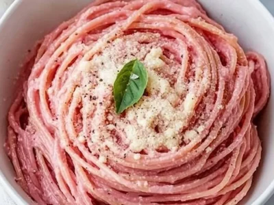 Creamy Vegan Pink Pasta