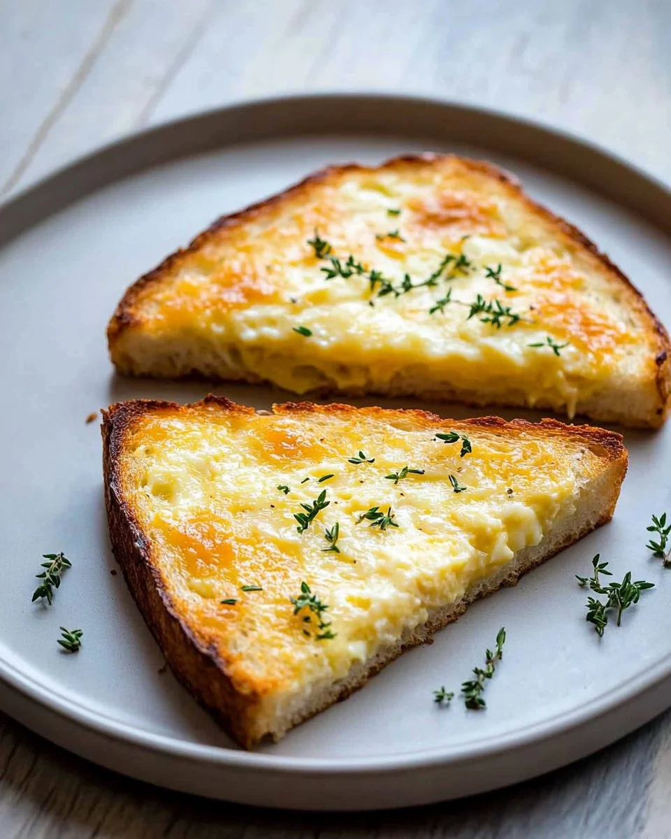 Egg and Cheese Toasts