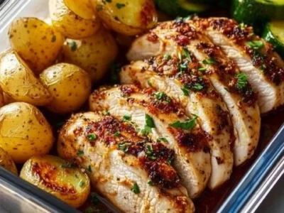 Lemon Garlic Chicken Meal Prep