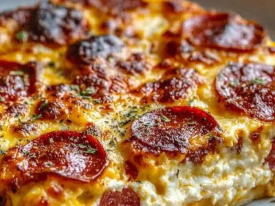 Pizza Cottage Cheese Bake
