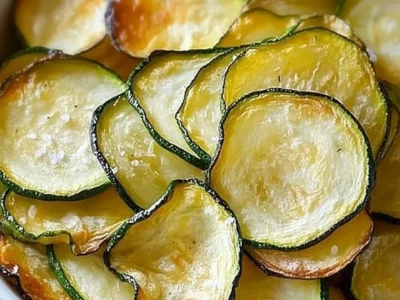 Simple Salt and Vinegar Zucchini Chips