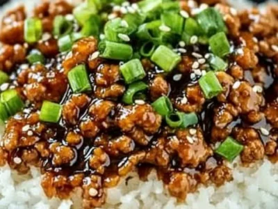 Sweet and Savory Honey Garlic Ground Turkey