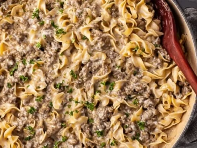 30-Minute Ground Beef Stroganoff