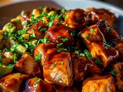 BBQ Chicken Sweet Potato Bowl