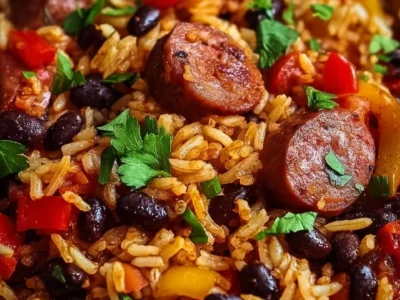 Black Beans and Rice with Sausage