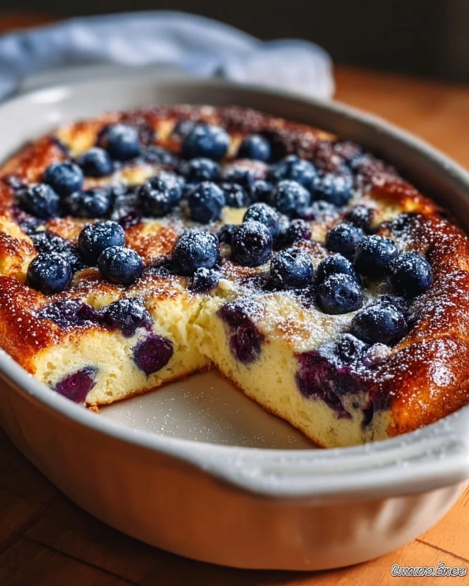 Blueberry Buttermilk Pancake Casserole