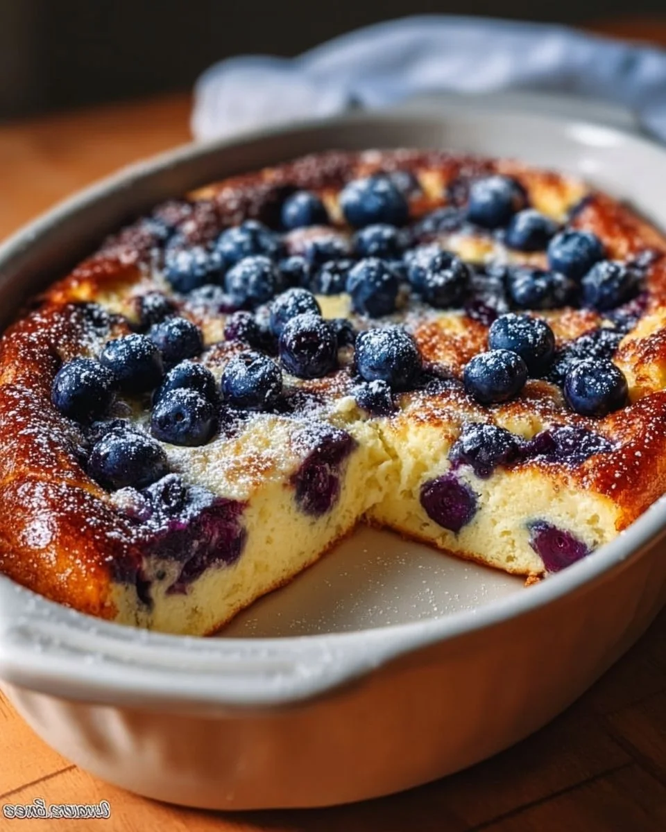 Blueberry Buttermilk Pancake Casserole