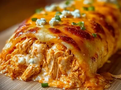 Buffalo Chicken Cheese Bake