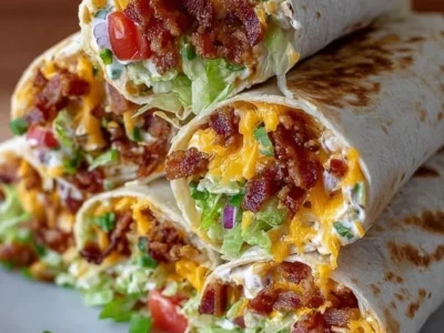 Cheesy Bacon Ranch Wraps