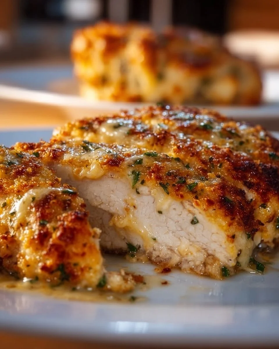 Cheesy Crust Chicken