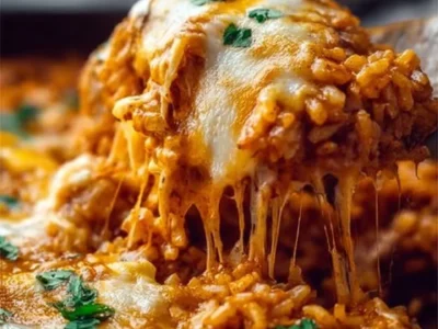 Chicken Enchilada Rice Casserole