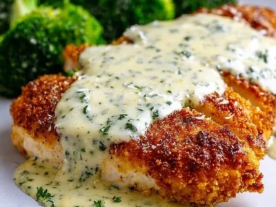 Chicken in Basil Cream Sauce