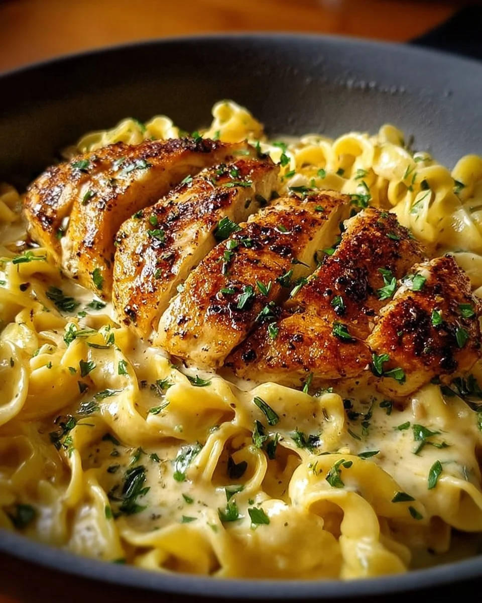 Chicken with Buttered Noodles