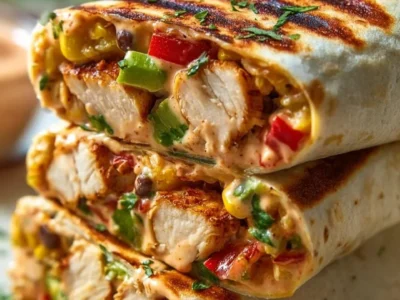 Chipotle Ranch Grilled Chicken Burrito