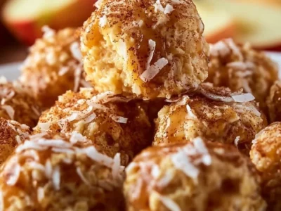 Cinnamon Apple Cottage Cheese Bites