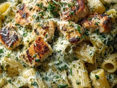 Creamy Pesto Chicken Pasta