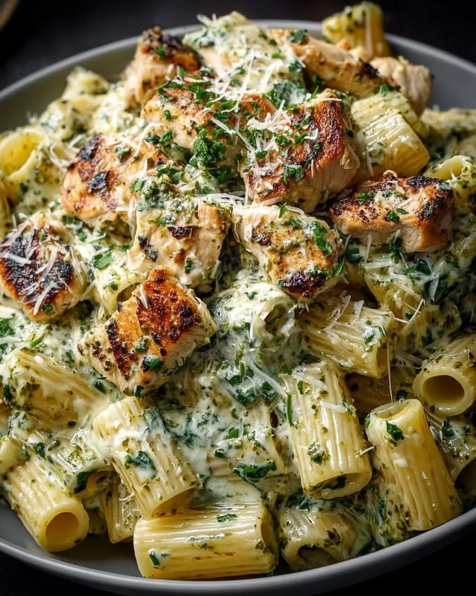 Creamy Pesto Chicken Pasta