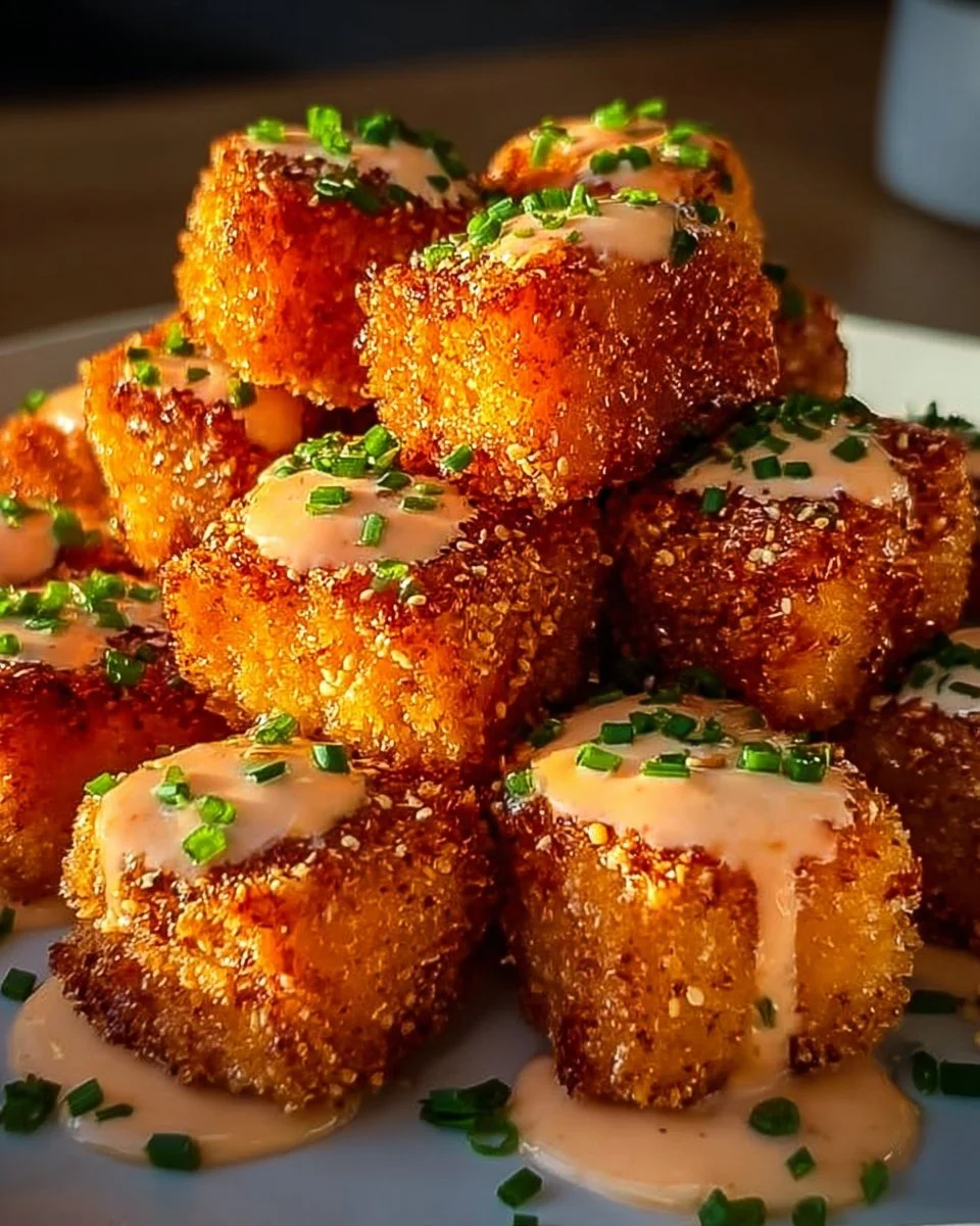 Crispy Bang Bang Salmon Bites