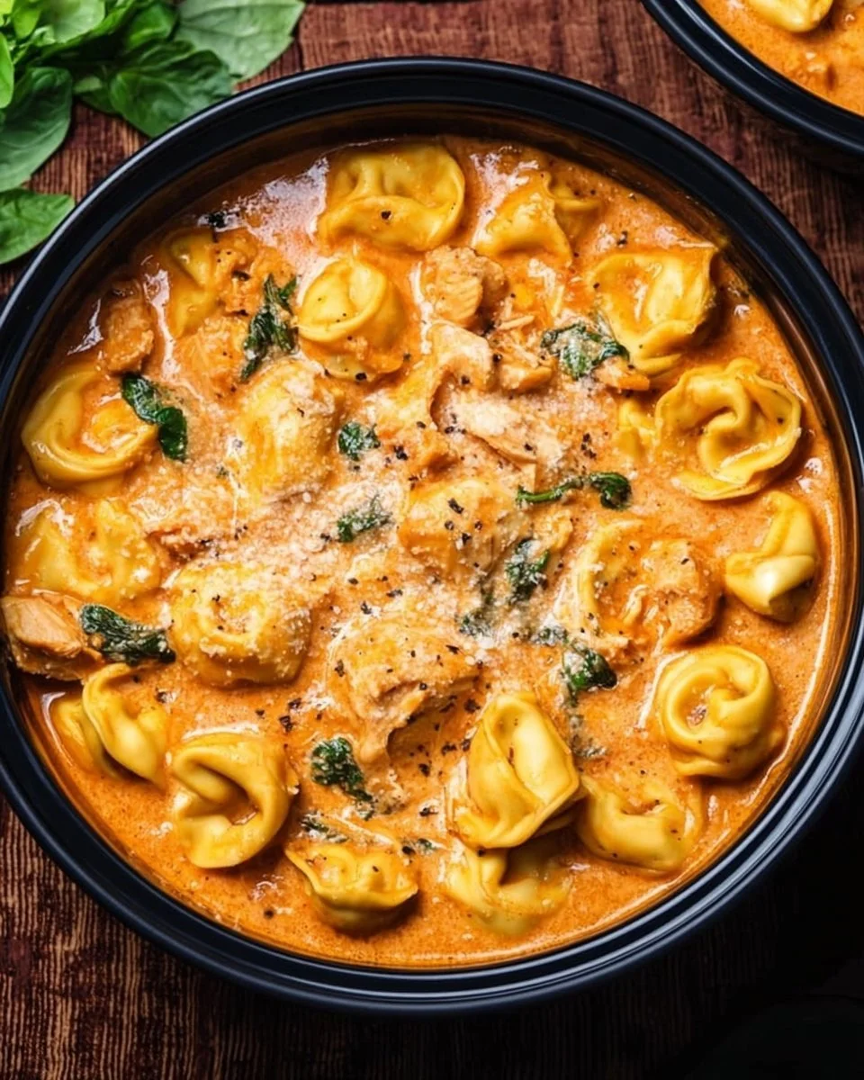 CrockPot Chicken Tortellini