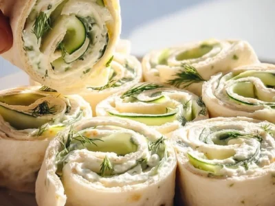 Cucumber and Dill Pinwheels