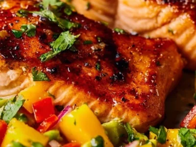 Fresh Salmon with Mango Salsa