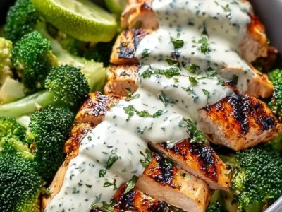 Grilled Chicken and Broccoli Bowls