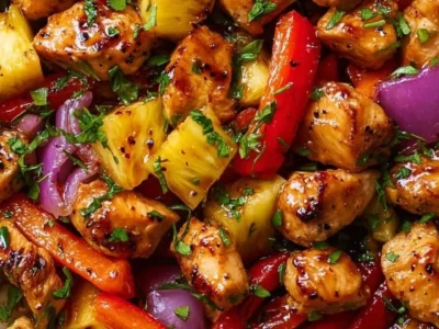 Hawaiian Chicken Sheet Pan