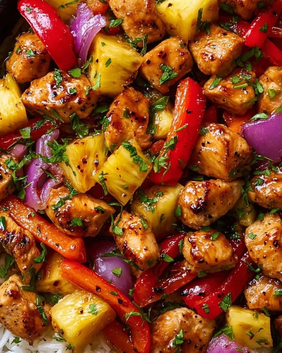 Hawaiian Chicken Sheet Pan