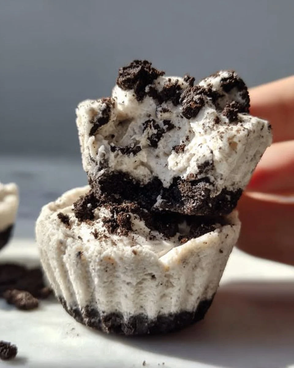 Healthy No-Bake Oreo Cheesecake Bites