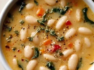 High Protein White Bean Soup
