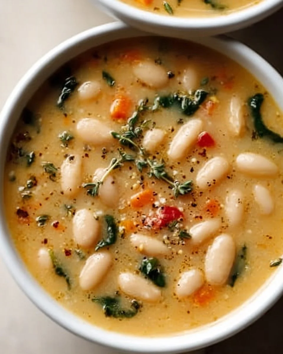 High Protein White Bean Soup