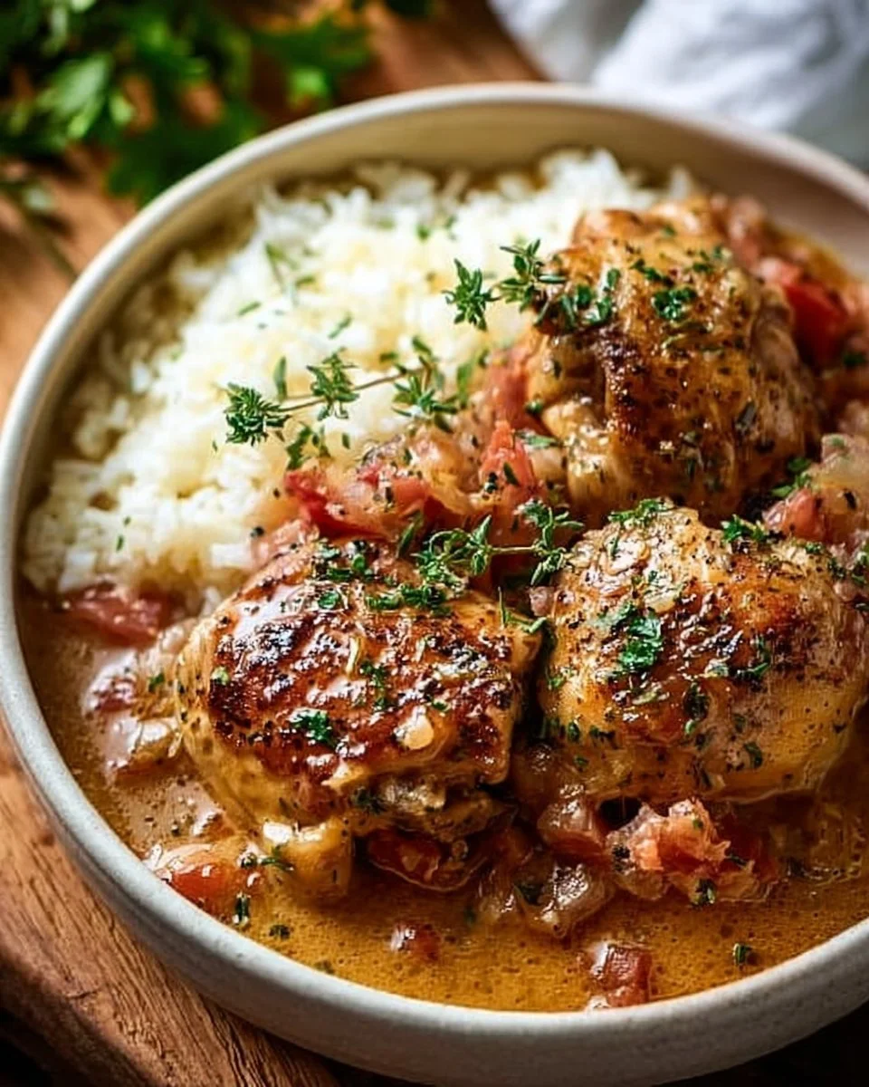 Italian Crockpot Chicken Thighs
