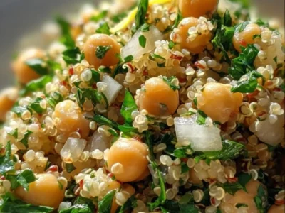 Lemon Herb Quinoa with Chickpeas