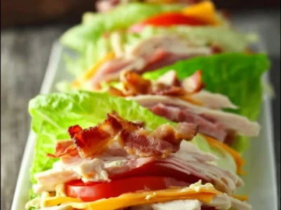 Low Carb Chicken Club Sandwich