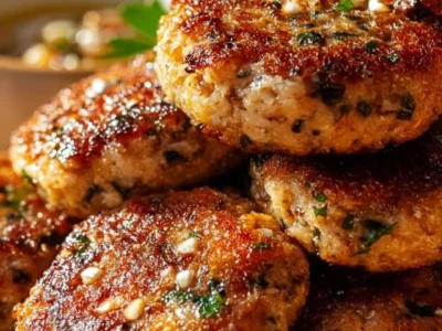 Mediterranean Chicken Patties
