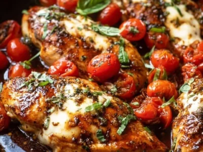 One-Pan Juicy Chicken in Balsamic Sauce