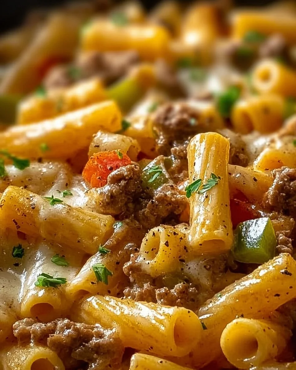 Philly Cheesesteak Pasta