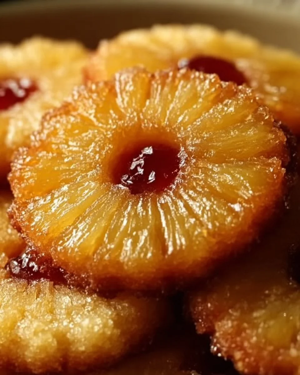Pineapple Upside Down Sugar Cookies